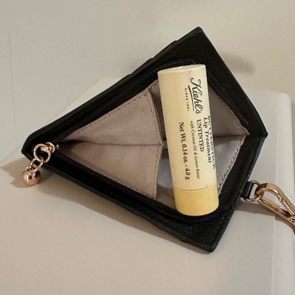 Black Leather ID and card Holder - Picture 3 of 3